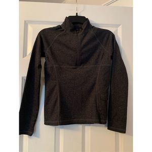 Joe Fresh Girls Gray Quarter Zip Shirt size 14